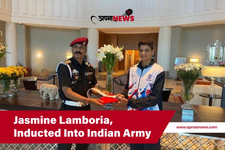 Commonwealth Bronze Winning Boxer, Jasmine Lamboria, Inducted Into Indian Army