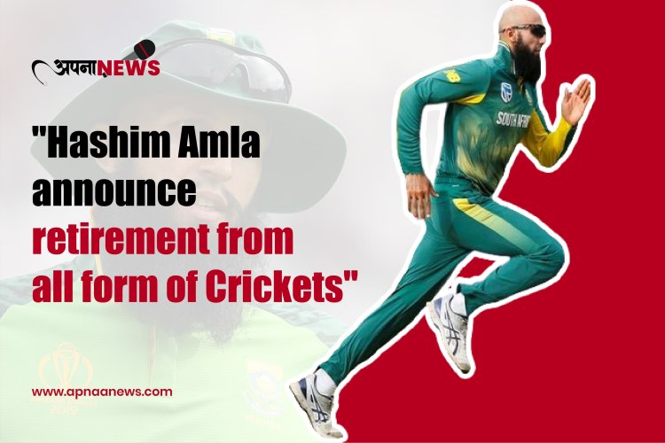 Hashim Amla Announces Retirement from All Forms of Cricket