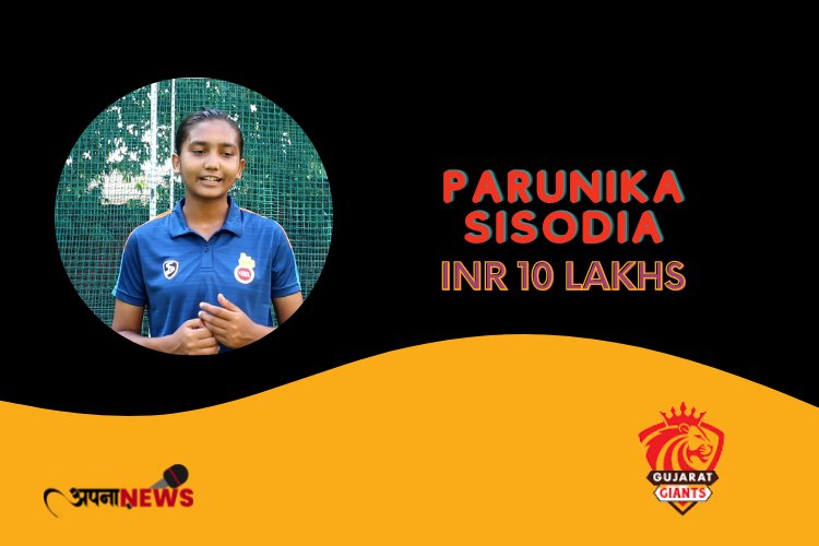 Parunika Sisodua IPL 2023 Price is 10 Lakh