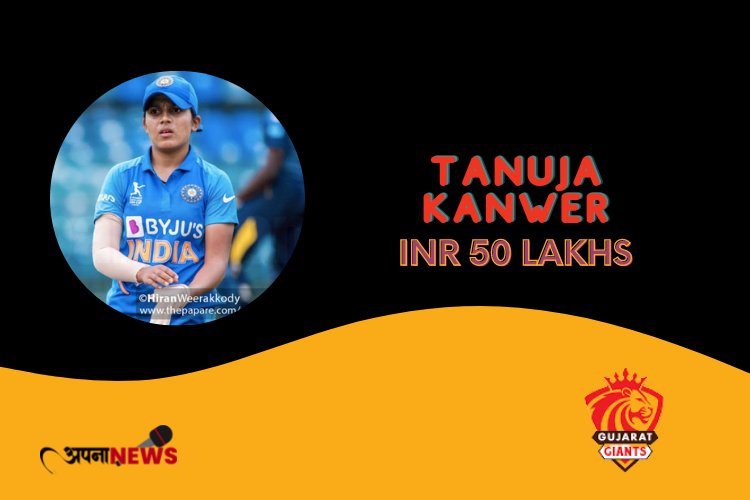 Tanuja Kanwer Selected in IPL 2023 with 50 Lakh Fee