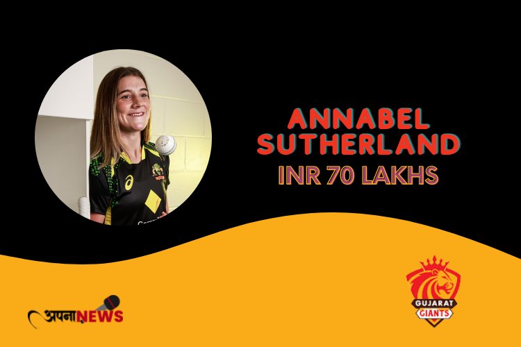 Annabel Sutherlan Got 70 Lakh this year