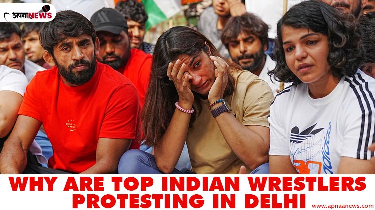 Why are top Indian wrestlers protesting in Delhi