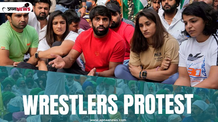 wrestlers protest