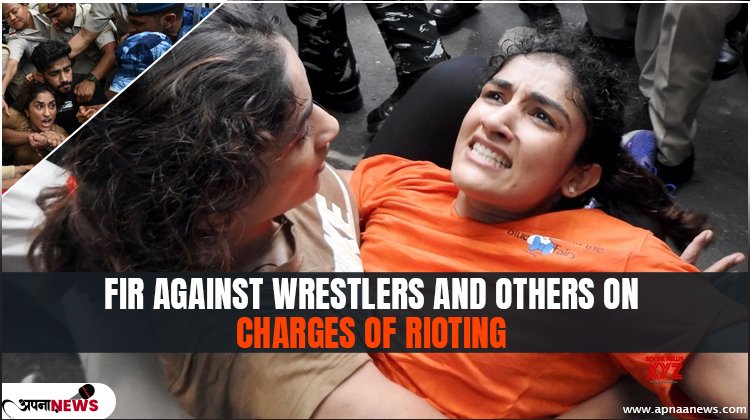 FIRs filed against Wrestlers' Protest organizers, others on rioting charges