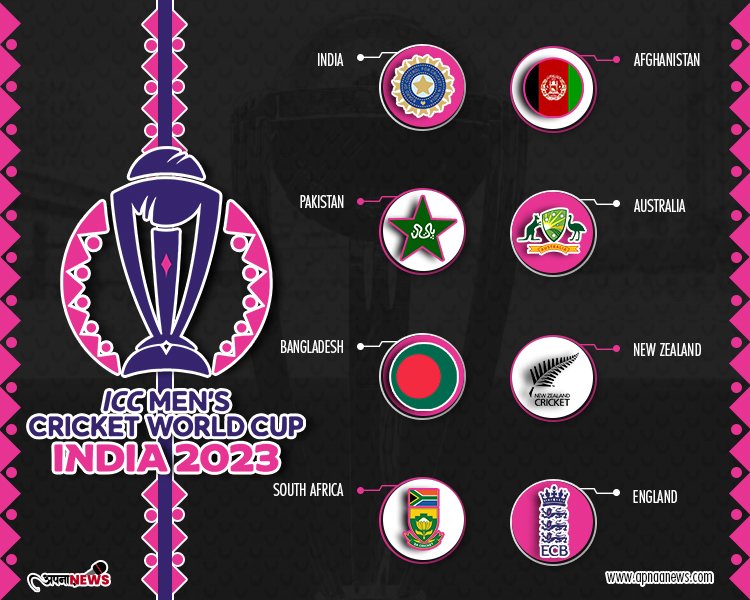 ICC Men's Cricket world Cup India Schedule and Fixtures