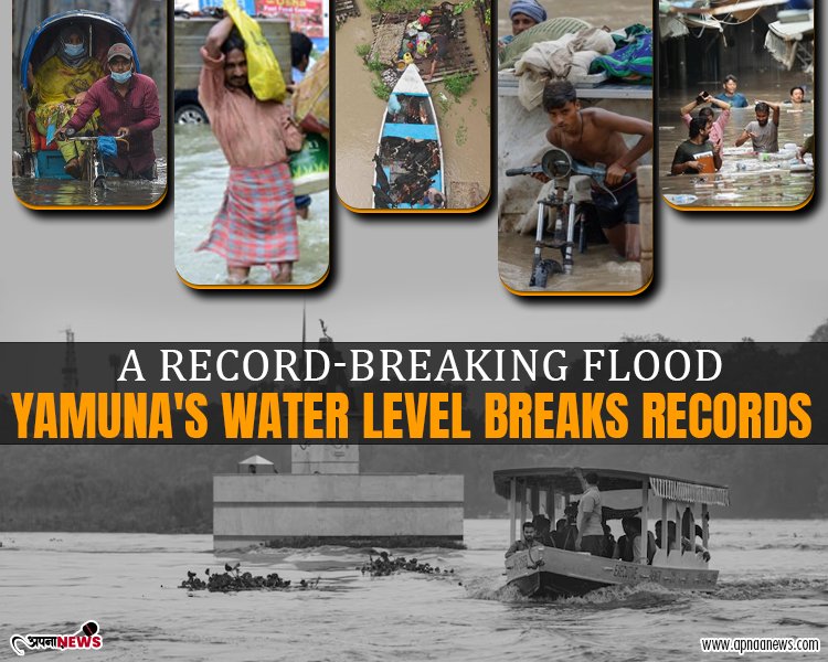 A Record-Breaking Flood: Yamuna's Water Level Breaks Records