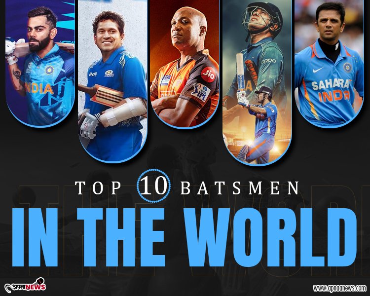 Top 10 Batsmen in the world