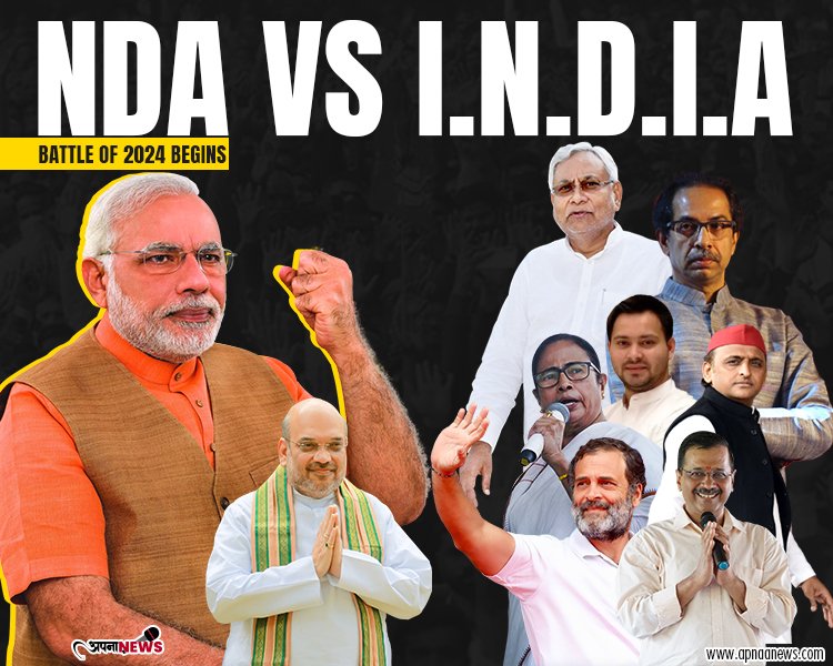 NDA VS I.N.D.I.A : Battle of 2024 Begins