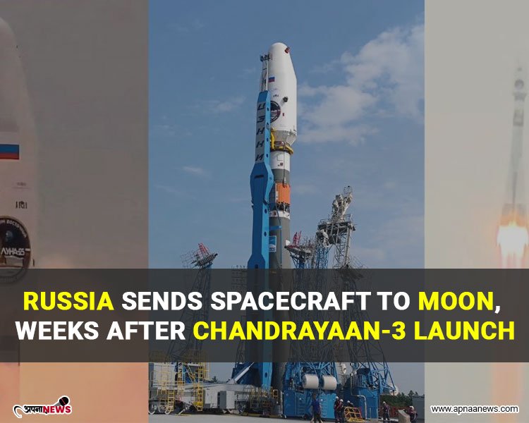 Russia Sends Spacecraft To Moon, Weeks After Chandrayaan-3 Launch