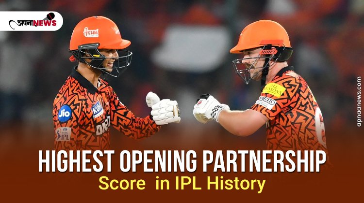 Highest Opening Partnership Score  in IPL History