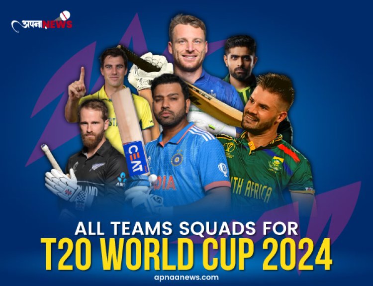 All the Squads Named for the T20 World Cup 2024