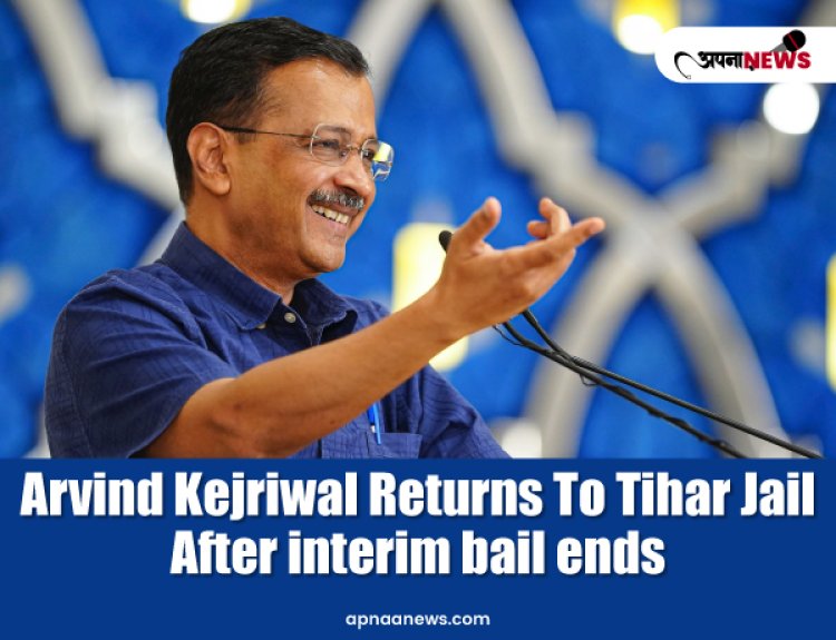 Arvind Kejriwal Returns To Tihar Jail After Interim Bail Ends