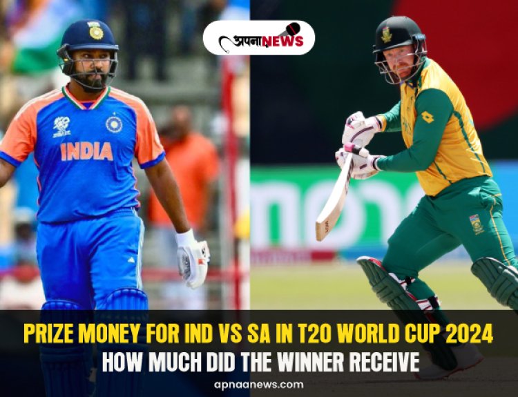 Prize Money for IND vs SA in T20 World Cup 2024: How Much Did the Winner Receive?