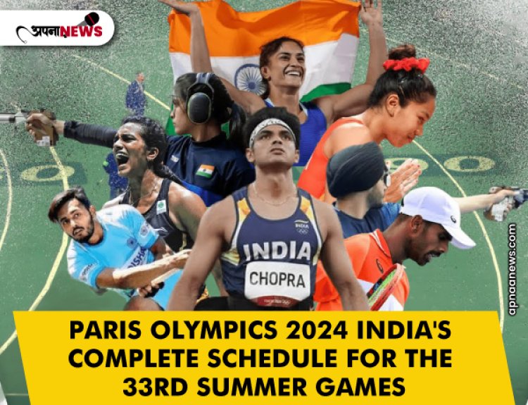 Paris Olympics 2024: Here's India's Complete Schedule For The 33rd Summer Games