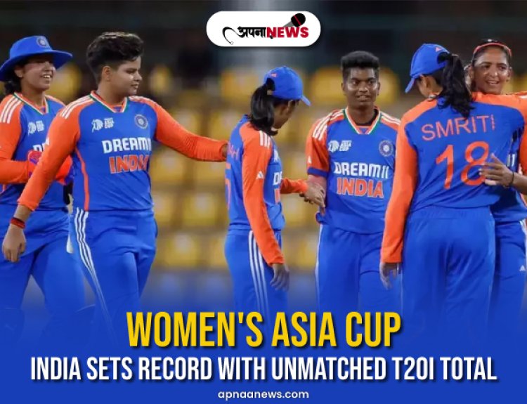 Women's Asia Cup: India Creates History, Blazes Past Records With Unmatched T20I Total