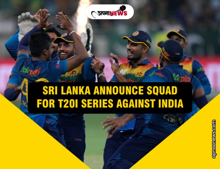 Sri Lanka Announce Squad For T20I Series Against India, Assign New Captain