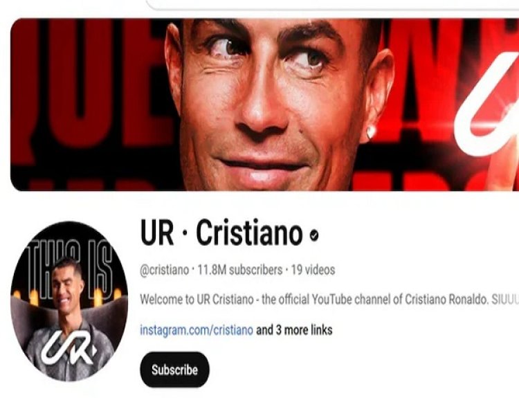 Cristiano Ronaldo Launched YouTube Channel