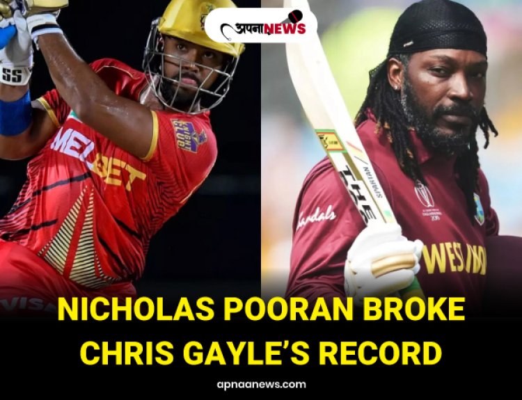 Nicholas Pooran Creates History, Breaks Chris Gayle's Massive T20 Record After Six-Hitting Storm In CPL