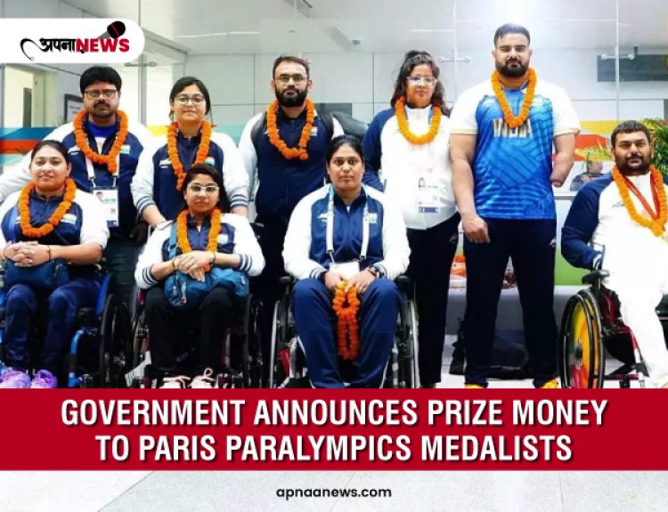 Government Announces Prize Money to Paris Paralympics Medalists